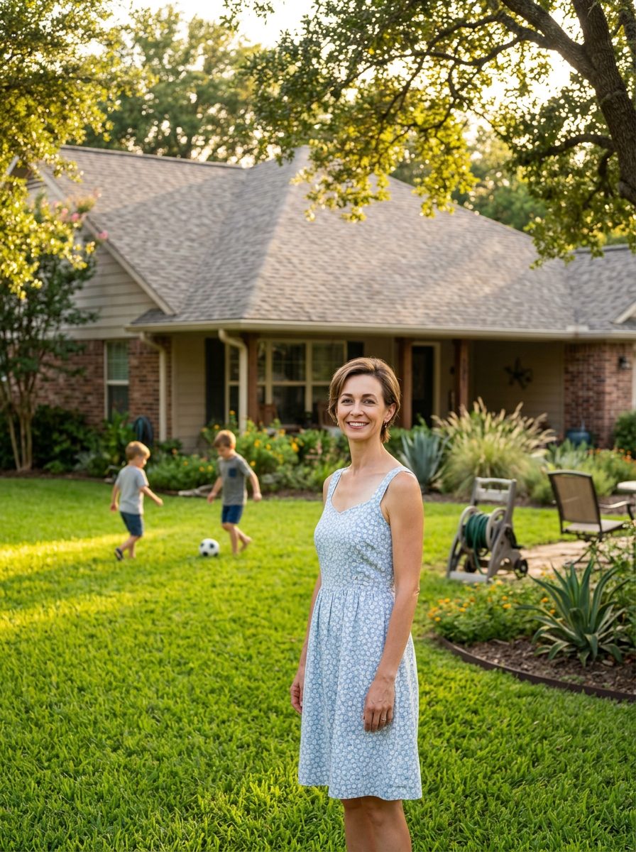 Sarah K., P91 Roofing customer in The Woodlands, TX