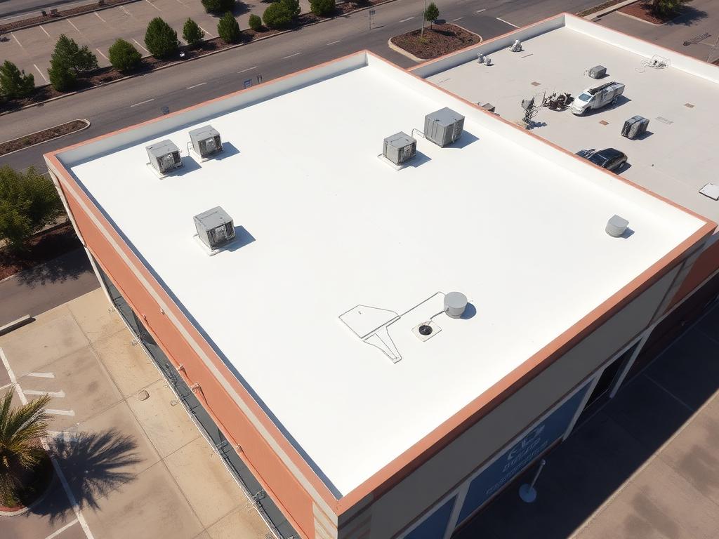 Flat & low-slope (TPO, PVC, modified bitumen) roof installation by P91 Roofing in Houston, TX