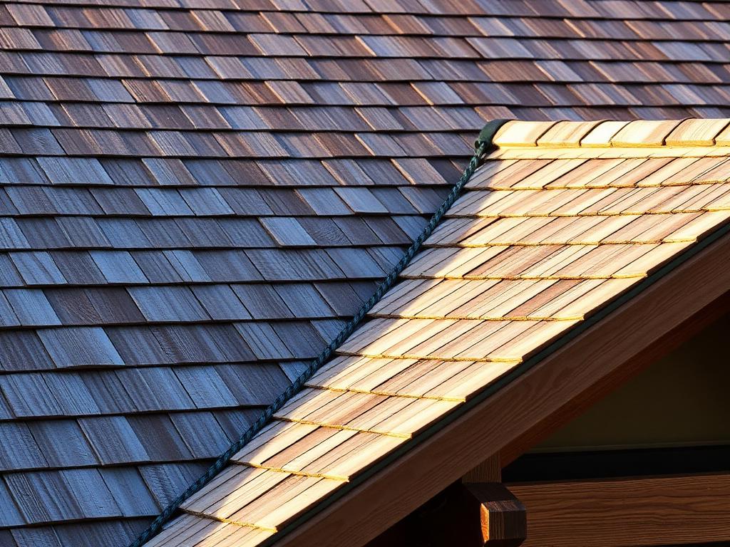 Cedar shake & shake-look roof installation by P91 Roofing in Houston, TX